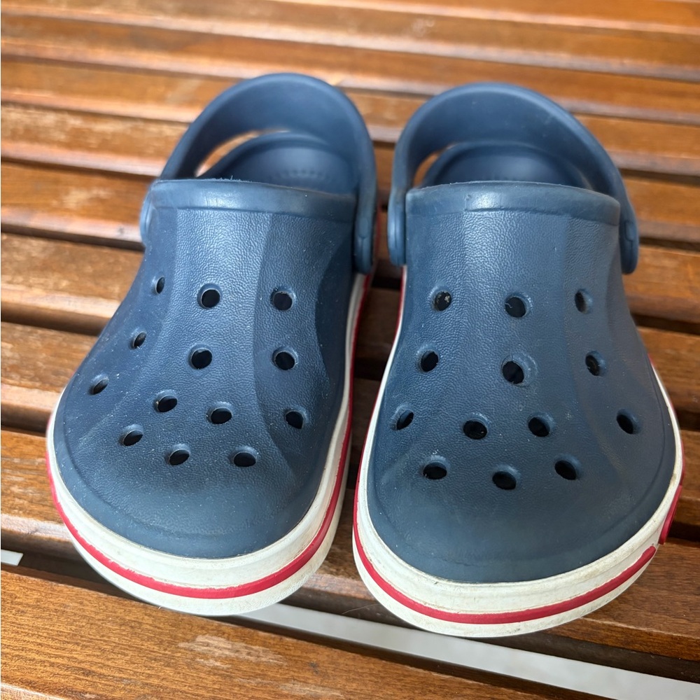 Crocs Kids Navy Blue Clogs